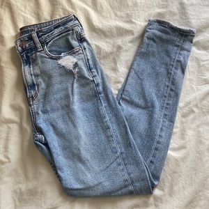 american eagle acid wash mom jeans